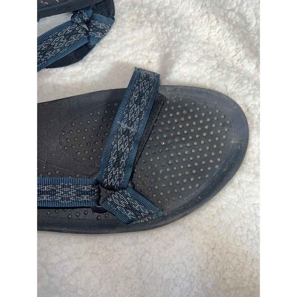 Teva Mens Hurricane XLT2 Sport Sandals Blue Gray Geometric 6502 Size 14